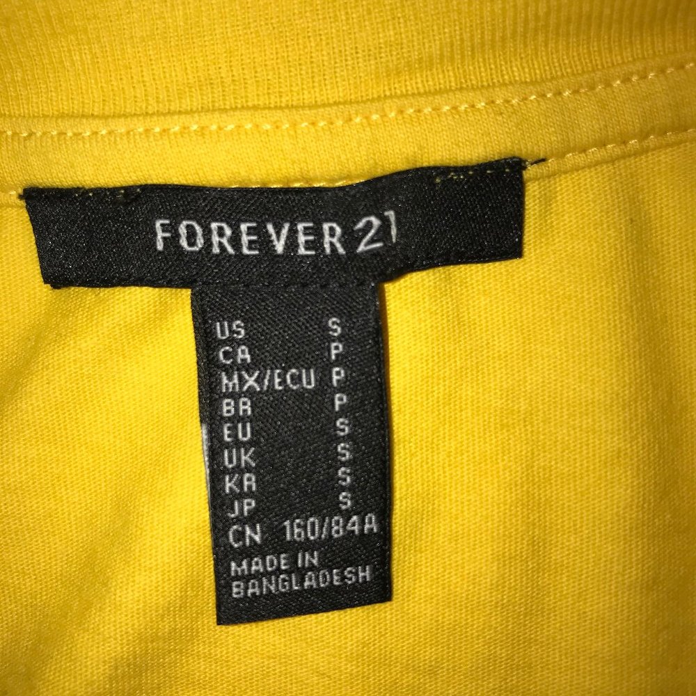 Yellow "Exclusive" Top - Picture 3 of 5